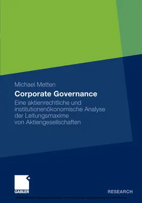 Metten |  Corporate Governance | eBook | Sack Fachmedien