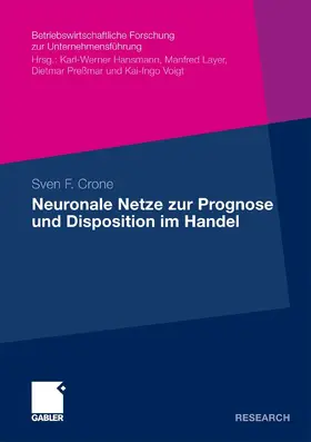 Crone | Neuronale Netze zur Prognose und Disposition im Handel | E-Book | www.sack.de
