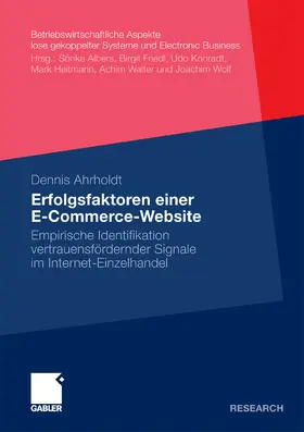 Ahrholdt |  Erfolgsfaktoren einer E-Commerce-Website | eBook | Sack Fachmedien