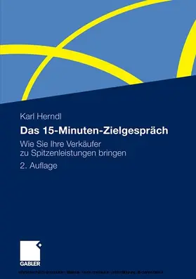 Herndl | Das 15-Minuten-Zielgespräch | E-Book | www.sack.de