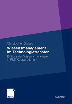 Gresse | Wissensmanagement im Technologietransfer | E-Book | www.sack.de