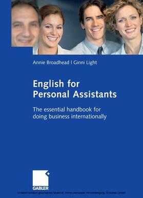 Broadhead / Light | English for Personal Assistants | E-Book | sack.de