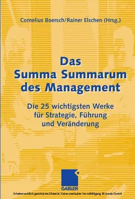 Boersch / Eschen | Das Summa Summarum des Management | E-Book | www.sack.de