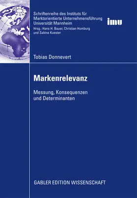 Donnevert | Markenrelevanz | E-Book | sack.de