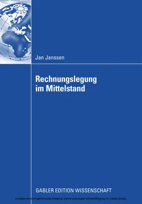 Janssen | Rechnungslegung im Mittelstand | E-Book | www.sack.de