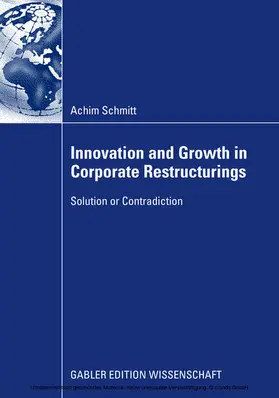 Schmitt | Innovation and Growth in Corporate Restructurings | E-Book | www.sack.de
