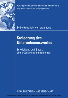 Heusinger von Waldegge |  Steigerung des Unternehmenswertes | eBook | Sack Fachmedien