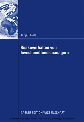 Thiele | Risikoverhalten von Investmentfondsmanagern | E-Book | www.sack.de