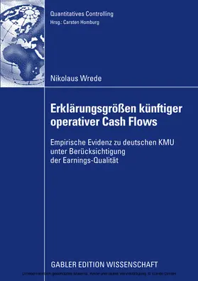 Wrede |  Erklärungsgrößen künftiger operativer Cash Flows | eBook | Sack Fachmedien