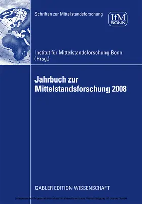 Jahrbuch zur Mittelstandsforschung 2008 | E-Book | www.sack.de