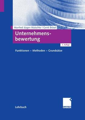 Matschke / Brösel | Unternehmensbewertung | E-Book | sack.de