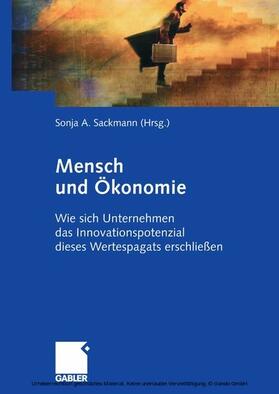 Sackmann | Mensch und Ökonomie | E-Book | sack.de