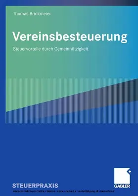 Brinkmeier | Vereinsbesteuerung | E-Book | www.sack.de