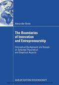 Brem |  The Boundaries of Innovation and Entrepreneurship | eBook | Sack Fachmedien