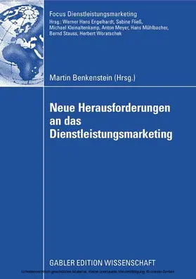Benkenstein |  Neue Herausforderungen an das Dienstleistungsmarketing | eBook | Sack Fachmedien
