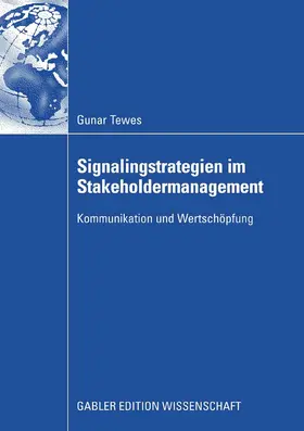 Tewes |  Signalingstrategien im Stakeholdermanagement | eBook | Sack Fachmedien
