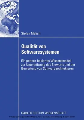 Malich | Qualität von Softwaresystemen | E-Book | www.sack.de