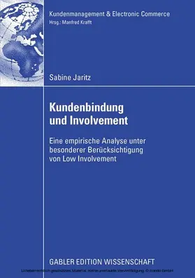 Jaritz |  Kundenbindung und Involvement | eBook | Sack Fachmedien