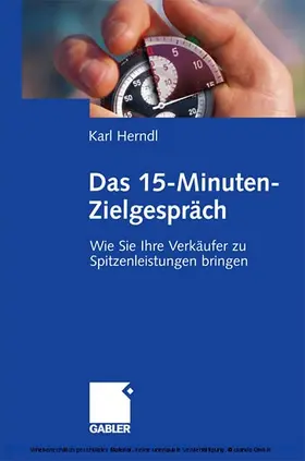 Herndl | Das 15-Minuten-Zielgespräch | E-Book | sack.de