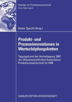 Specht |  Produkt- und Prozessinnovationen in Wertschöpfungsketten | eBook | Sack Fachmedien