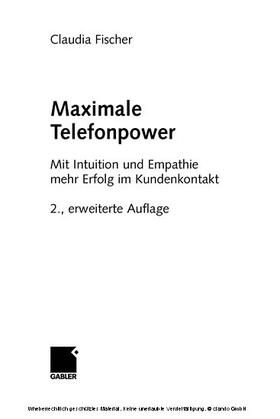 Fischer | Maximale Telefonpower | E-Book | sack.de