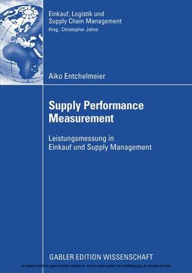 Entchelmeier | Supply Performance Measurement | E-Book | sack.de