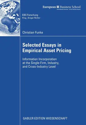 Funke | Selected Essays in Empirical Asset Pricing | E-Book | sack.de