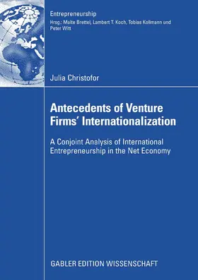 Christofor | Antecedents of Venture Firms’ Internationalization | E-Book | www.sack.de