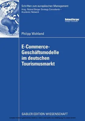Wohland | E-Commerce-Geschäftsmodelle im deutschen Tourismusmarkt | E-Book | www.sack.de