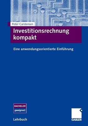 Carstensen | Investitionsrechnung kompakt | E-Book | sack.de