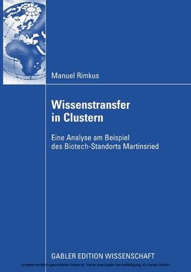 Rimkus / Freimuth | Wissenstransfer in Clustern | E-Book | sack.de