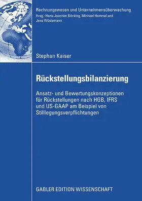 Kaiser | Rückstellungsbilanzierung | E-Book | sack.de