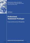 Eppelbaum |  Professional Testimonial Privileges | eBook | Sack Fachmedien