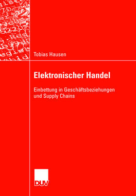 Hausen | Hausen, T: Elektronischer Handel | Buch | 978-3-8350-0008-7 | sack.de
