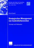 David |  David, U: Strategisches Management von Controllerbereichen | Buch |  Sack Fachmedien