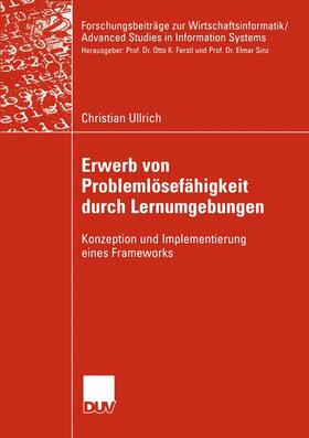 Ullrich | Ullrich, C: Erwerb von Problemlösefähigkeit durch Lernumgebu | Buch | 978-3-8350-0016-2 | sack.de
