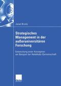 Brade |  Brade, J: Strategisches Management in der außeruniversitären | Buch |  Sack Fachmedien