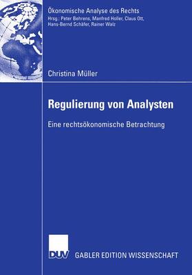 Müller | Müller, C: Regulierung von Analysten | Buch | 978-3-8350-0071-1 | sack.de