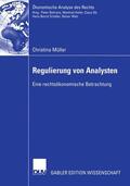 Müller |  Müller, C: Regulierung von Analysten | Buch |  Sack Fachmedien