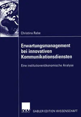Erwartungsmanagement bei innovativen Kommunikationsdiensten | Buch | 978-3-8350-0075-9 | sack.de