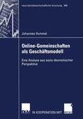 Hummel |  Hummel, J: Online-Gemeinschaften als Geschäftsmodell | Buch |  Sack Fachmedien