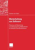 Hahn |  Hahn, E: Werterhaltung von Software | Buch |  Sack Fachmedien
