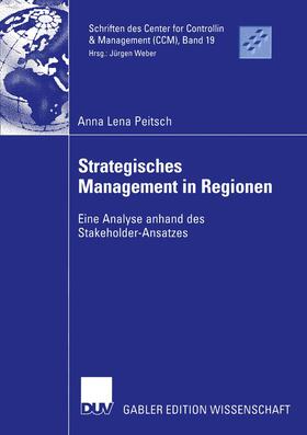 Peitsch | Peitsch, A: Strategisches Management in Regionen | Buch | 978-3-8350-0117-6 | sack.de