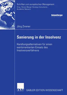 Zirener |  Sanierung in der Insolvenz | Buch |  Sack Fachmedien