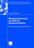 Zielowski |  Zielowski, C: Managementkonzepte aus Sicht der Organisations | Buch |  Sack Fachmedien