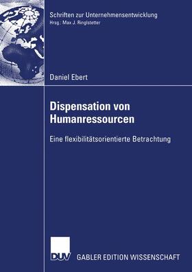 Ebert | Ebert, D: Dispensation von Humanressourcen | Buch | 978-3-8350-0288-3 | sack.de