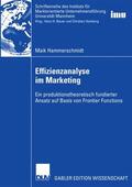 Hammerschmidt |  Hammerschmidt, M: Effizienzanalyse im Marketing | Buch |  Sack Fachmedien