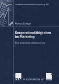 Schögel |  Schögel, M: Kooperationsfähigkeiten im Marketing | Buch |  Sack Fachmedien
