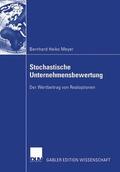 Meyer |  Stochastische Unternehmensbewertung | Buch |  Sack Fachmedien