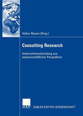 Nissen | Consulting Research | Buch | 978-3-8350-0389-7 | sack.de